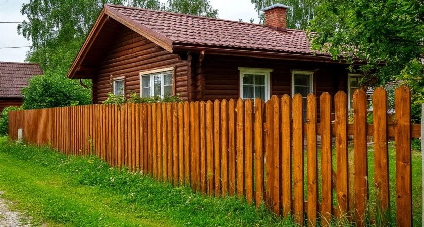 Русское средство для пропитки деревянного забора: простоит 100 лет – за копейки