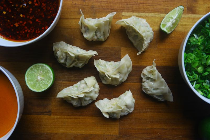 Японские пельмешки с говядиной: получается сочно, вкусно и не калорийно