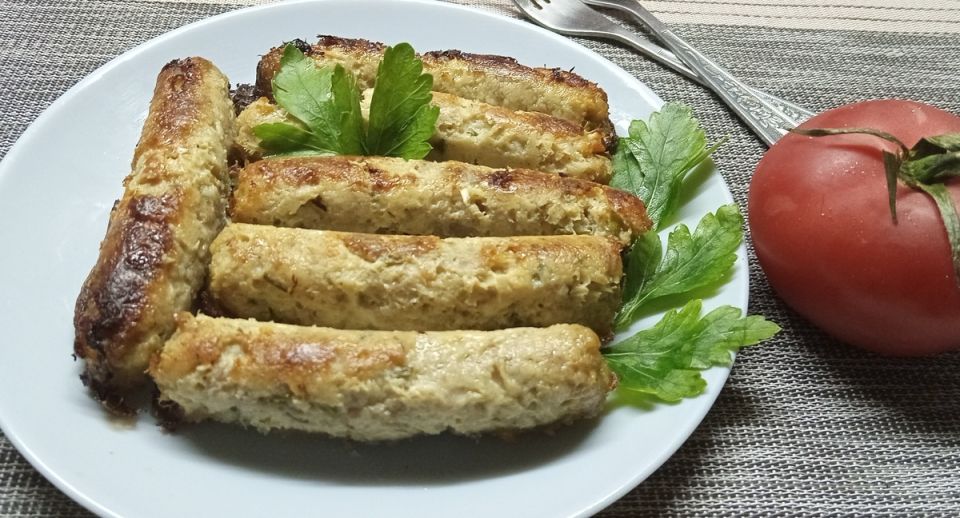 Свиные колбаски для всей семьи