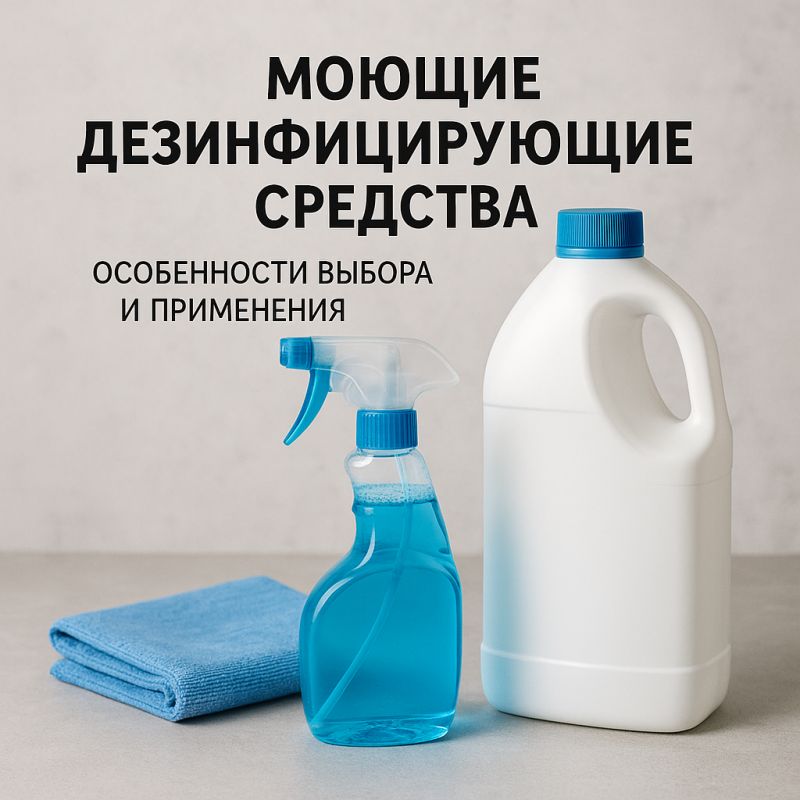 Моющие и дезинфицирующие средства: как выбрать правильно и не ошибиться