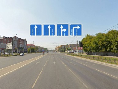 В Омске на пересечении улиц Масленникова и Маршала Жукова изменилась схема движения