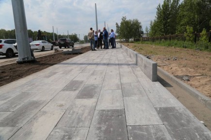Омичам рассказали, как проходит ремонт бульвара Архитекторов