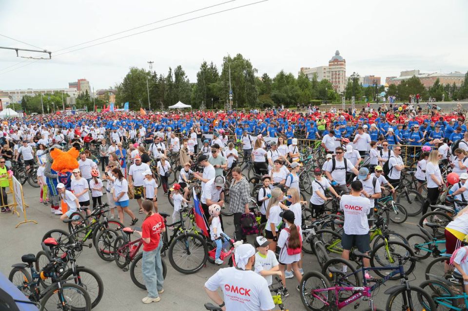 Сергей Шелест: 5 200 человек приняли участие в XXVI городском спортивном празднике «ВелоОмск»