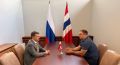 Виталий Хоценко обсудил с Алексеем Диденко способы вовлечения молодёжи в общественно-значимые дела