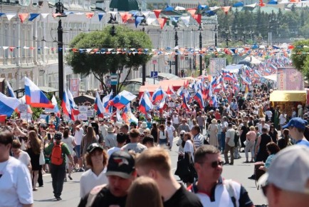 Почит 86 тысяч омичей посетили мероприятия празднования Дня России в Омске