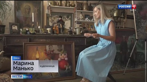 Экипаж танка «Малютка» запечатлел на своей картине Заслуженный художник России Сергей Сочивко