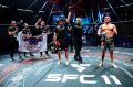 Боец STORM Shlemenko Fight Team Станислав Набоян удушающим приемом в 3-м раунде на турнире SFC 11 одержал победу над соперником из Бразилии Фернандо Клейтоном