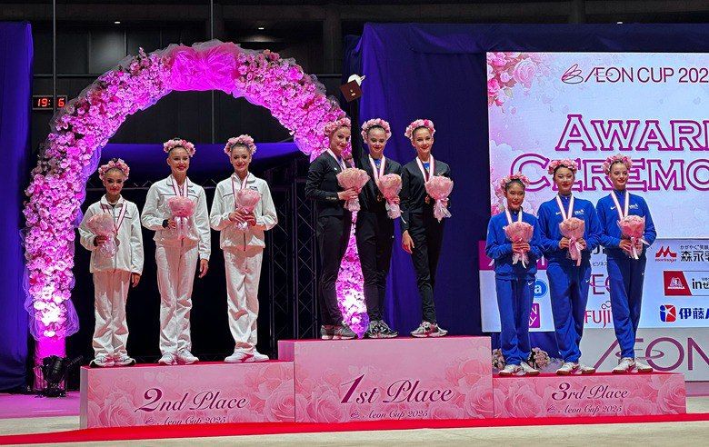 Ульяна Янус стала серебряным призером клубного чемпионата мира по художественной гимнастике AEON Cup-2025 в Японии!