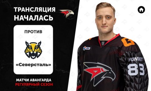 12 канал начал прямую трансляцию хоккейного матча «Авангарда» против «Северстали»