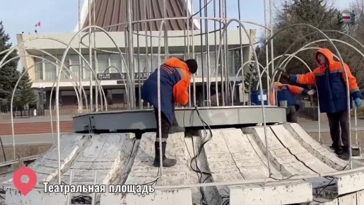 Омск преображается к Новому году!