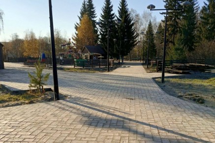 В трёх малых городах Омской области завершается благоустройство общественных пространств