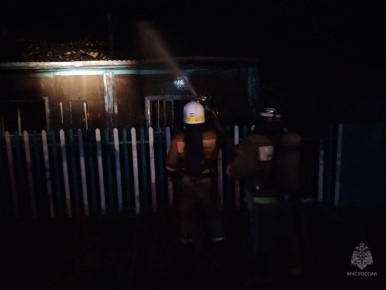 Пожар в Омской области унёс жизни двух человек