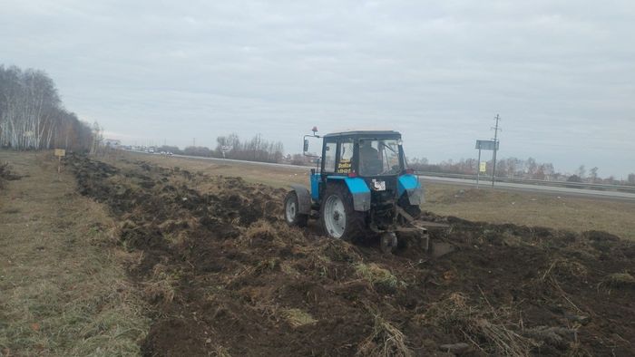 На окраине Омска массово роют «окопы»