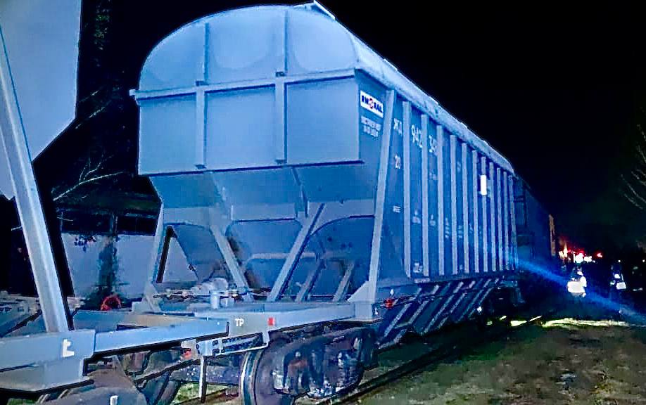 В Любинском районе два вагона сошли с рельсов