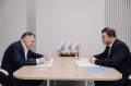 Марат Хуснуллин: На полях выставки провел рабочую встречу с губернатором Омской области Виталием Павловичем Хоценко