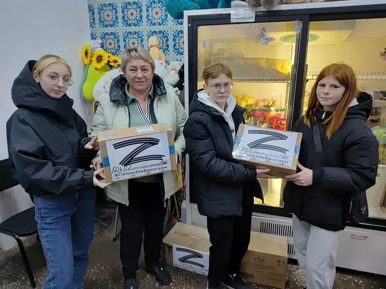 В школах Русско-Полянского района прошла акция «Посылка солдату»