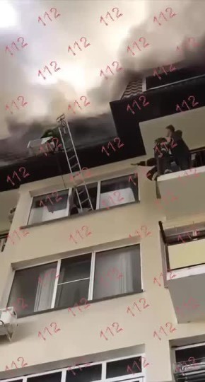 На кондиционере над огнём: героическое спасение в Сочи