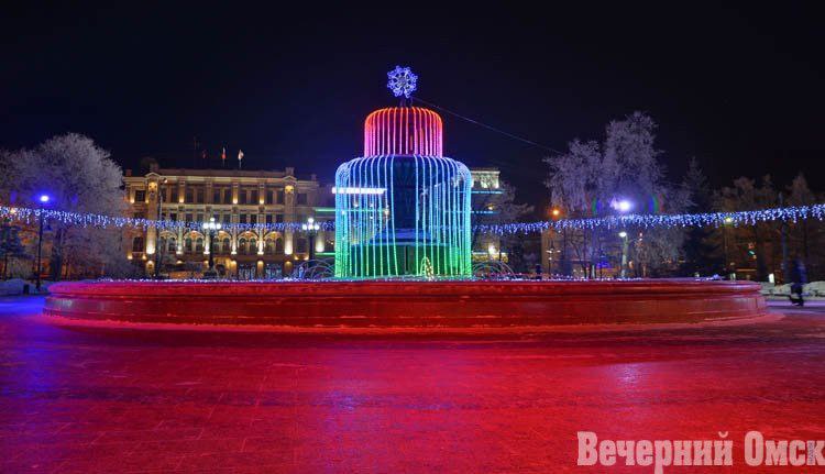 Фонтан в центре засиял до наступления зимы