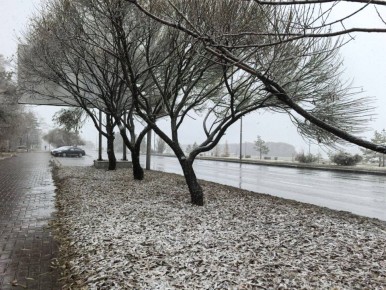 Атмосферный заснеженный Омск