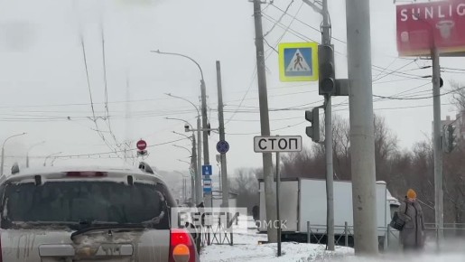 В Омске на Левобережье не работают светофоры на некоторых перекрестках