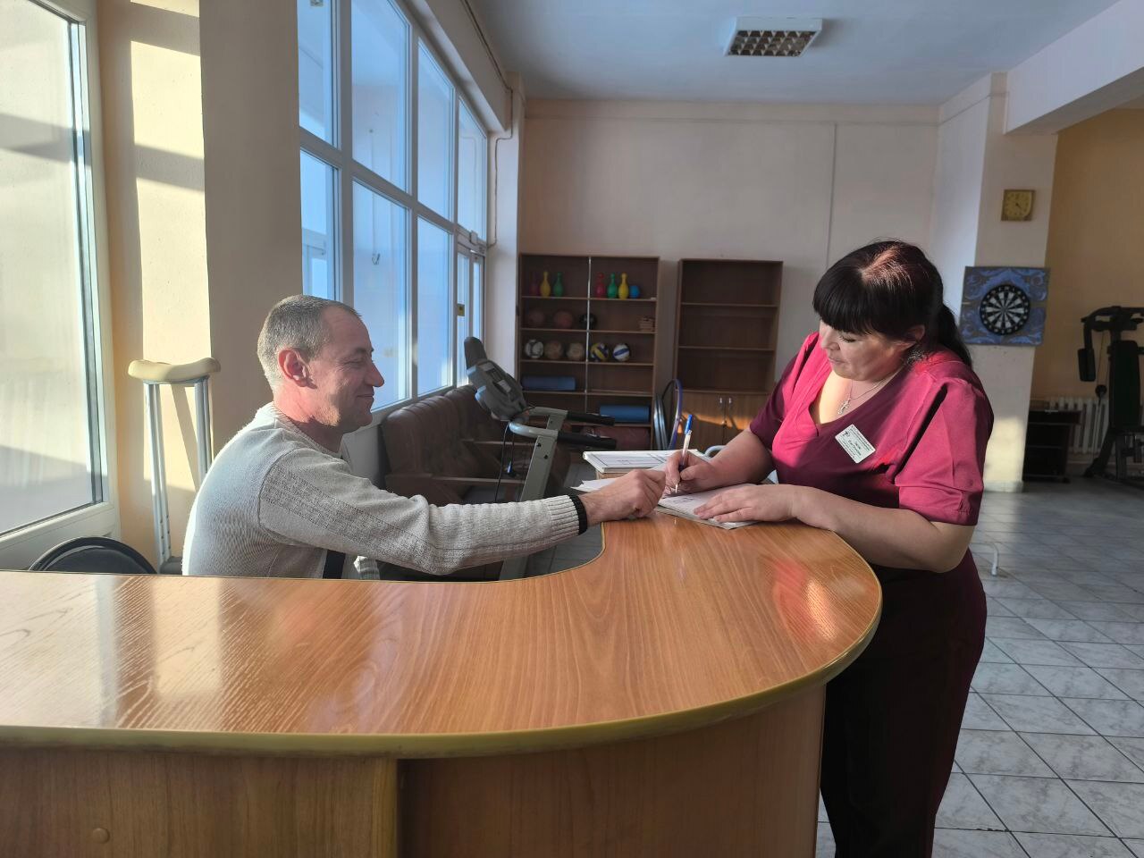 Участник СВО стал сотрудником Таврического дома-интерната Участник СВО стал сотрудником Таврического дома-интерната