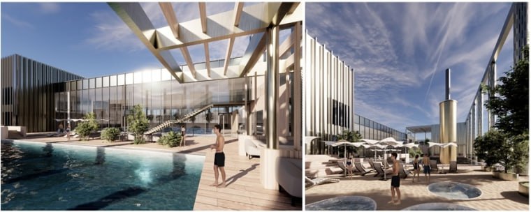 На пустыре за ТК «Континент» построят банный комплекс с открытым бассейном на третьем этаже На пустыре за ТК «Континент» построят банный комплекс с открытым бассейном на третьем этаже