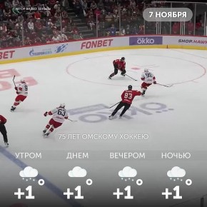 Доброе утро, омичи! Сегодня омскому хоккею исполняется 75 лет!