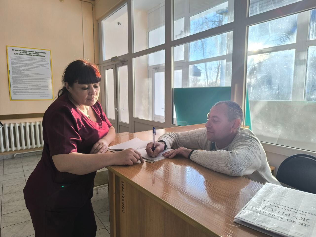 Участник СВО стал сотрудником Таврического дома-интерната Участник СВО стал сотрудником Таврического дома-интерната