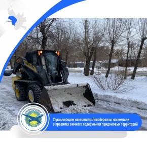 Управляющим компаниям Левобережья напомнили о правилах зимнего содержания дворов
