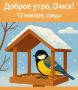 Доброе утро, Омск!. Сегодня – 12 ноября, среда
