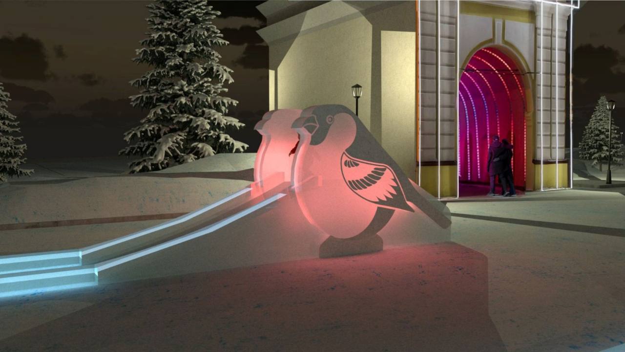 В Омской крепости построят горку в виде крыши-трамплина Музыкального театра В Омской крепости построят горку в виде крыши-трамплина Музыкального театра