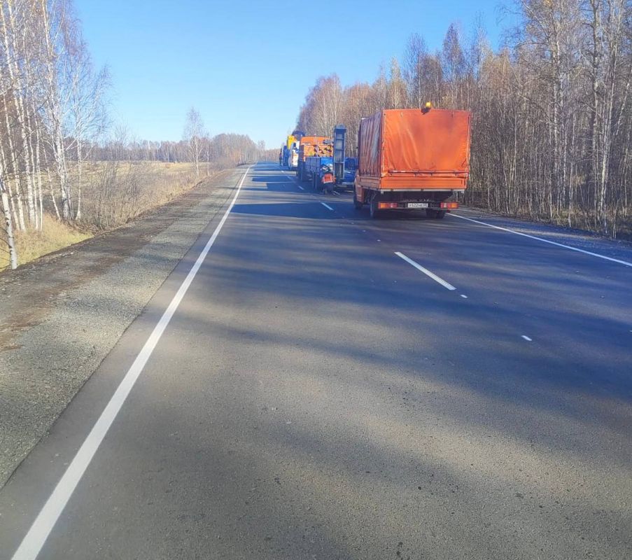 Завершается ремонт участков трассы Омск — Муромцево — Седельниково