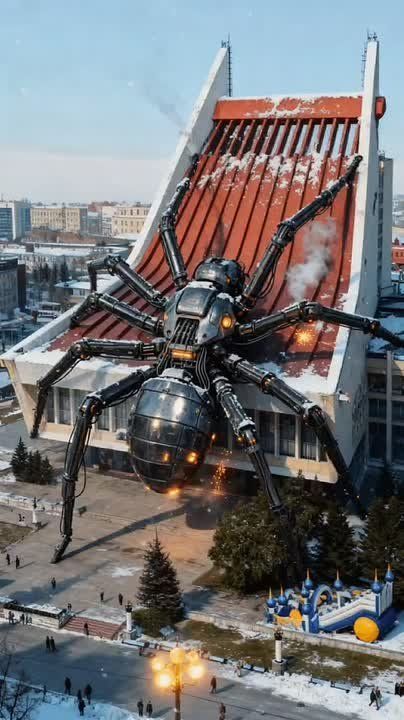 Восстание машин: омский блогер с помощью нейросети заселил город роботами