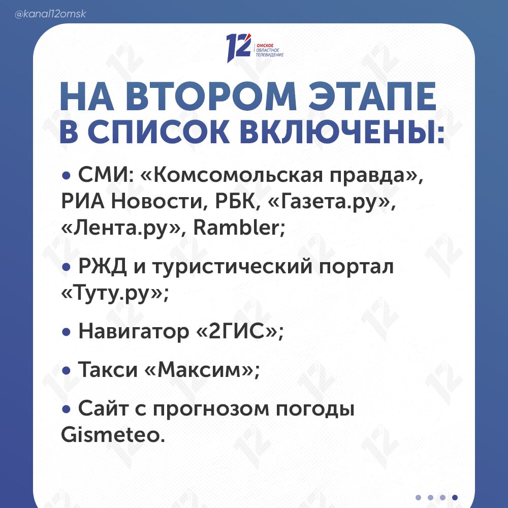 Минцифры расширило перечень сервисов и сайтов, доступных без мобильного интернета Минцифры расширило перечень сервисов и сайтов, доступных без мобильного интернета