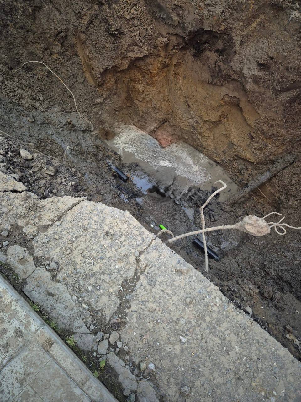 После вмешательства прокуратуры произведена замена аварийного участка водопроводных сетей на ул. Матросова в р.п. Тевриз