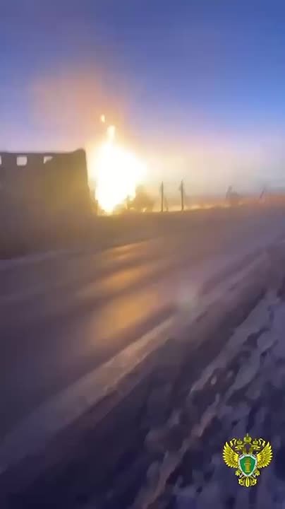 Возгорание газопровода в Омской области произошло во время проведения ремонтных работ