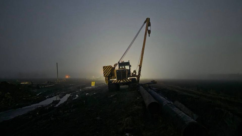 В Ростовке продолжаются работы по восстановлению газопровода