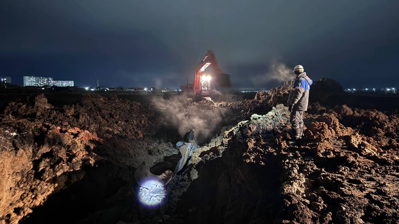 123В Омском районе продолжается восстановление газопровода