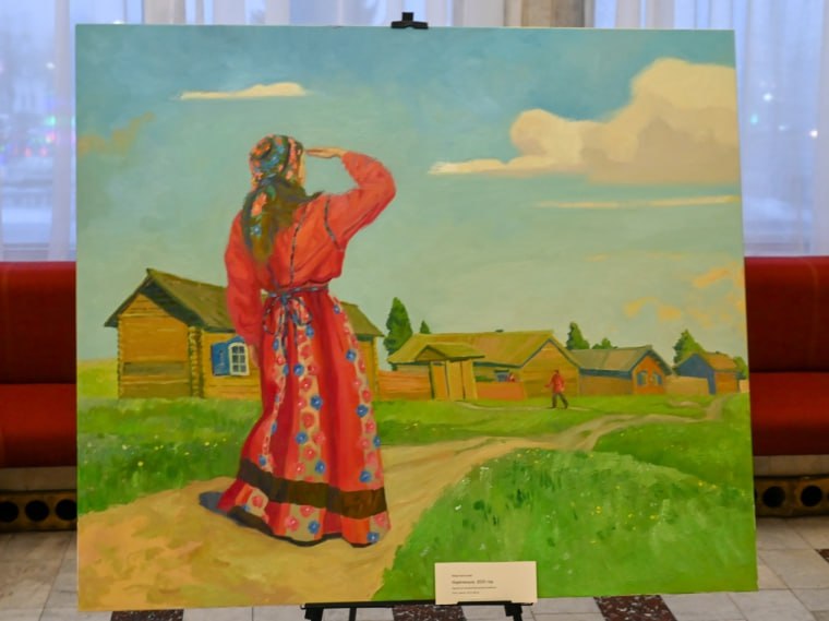 В Омске представили выставку-путешествие по сибирскому фольклору якутской художницы Миры Аргуновой