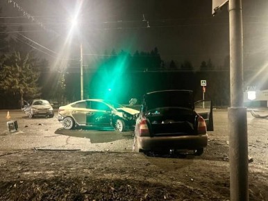 Тройное ДТП в Советском округе