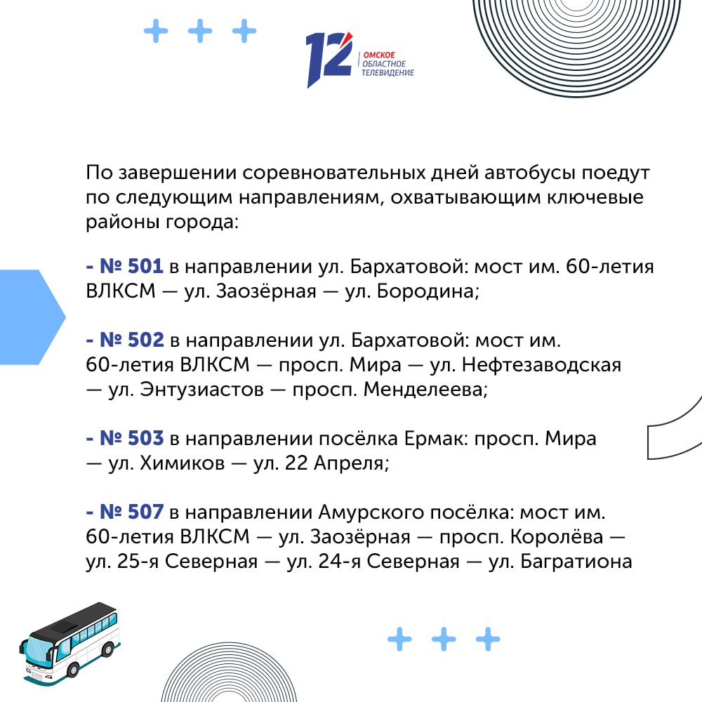Автобусы-шаттлы развезут омичей по домам после Гран-при России по фигурному катанию Автобусы-шаттлы развезут омичей по домам после Гран-при России по фигурному катанию