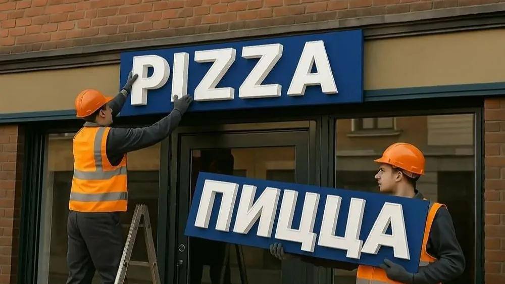 С 1 марта 2026 года – только русские вывески