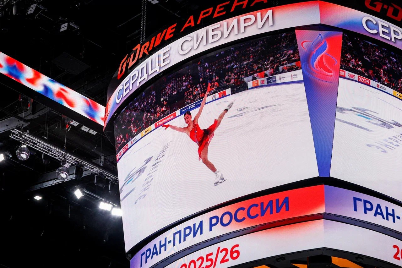 Блистательная Аделия Петросян снова на льду нашей потрясающей G-Drive Арены Блистательная Аделия Петросян снова на льду нашей потрясающей G-Drive Арены