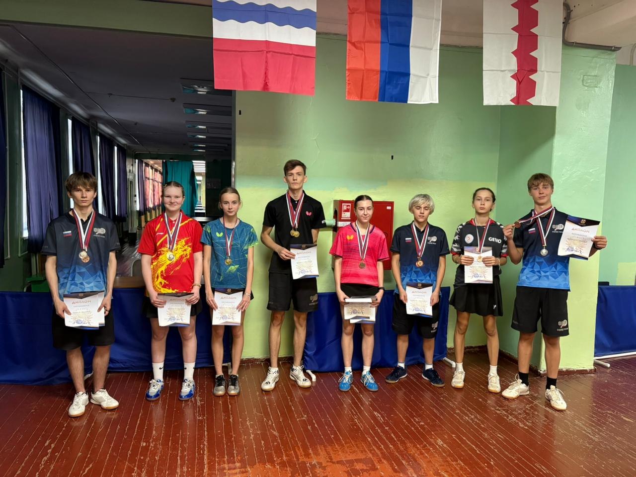 В Омске разыграли медали первенства региона по настольному теннису