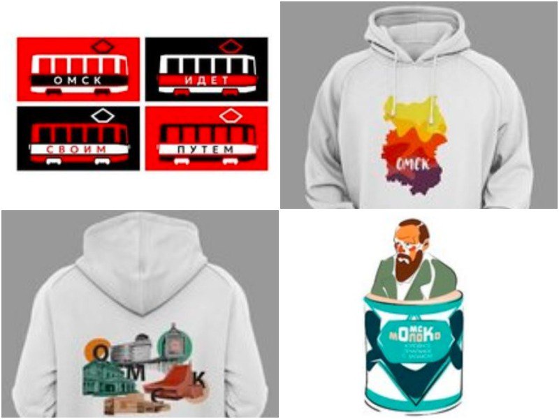 Достоевский в банке со сгущенкой и омские закаты: молодые дизайнеры придумали мерч для города