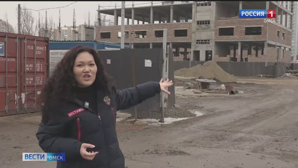 На Левобережье Омска возобновилось строительство детской инфекционной больницы
