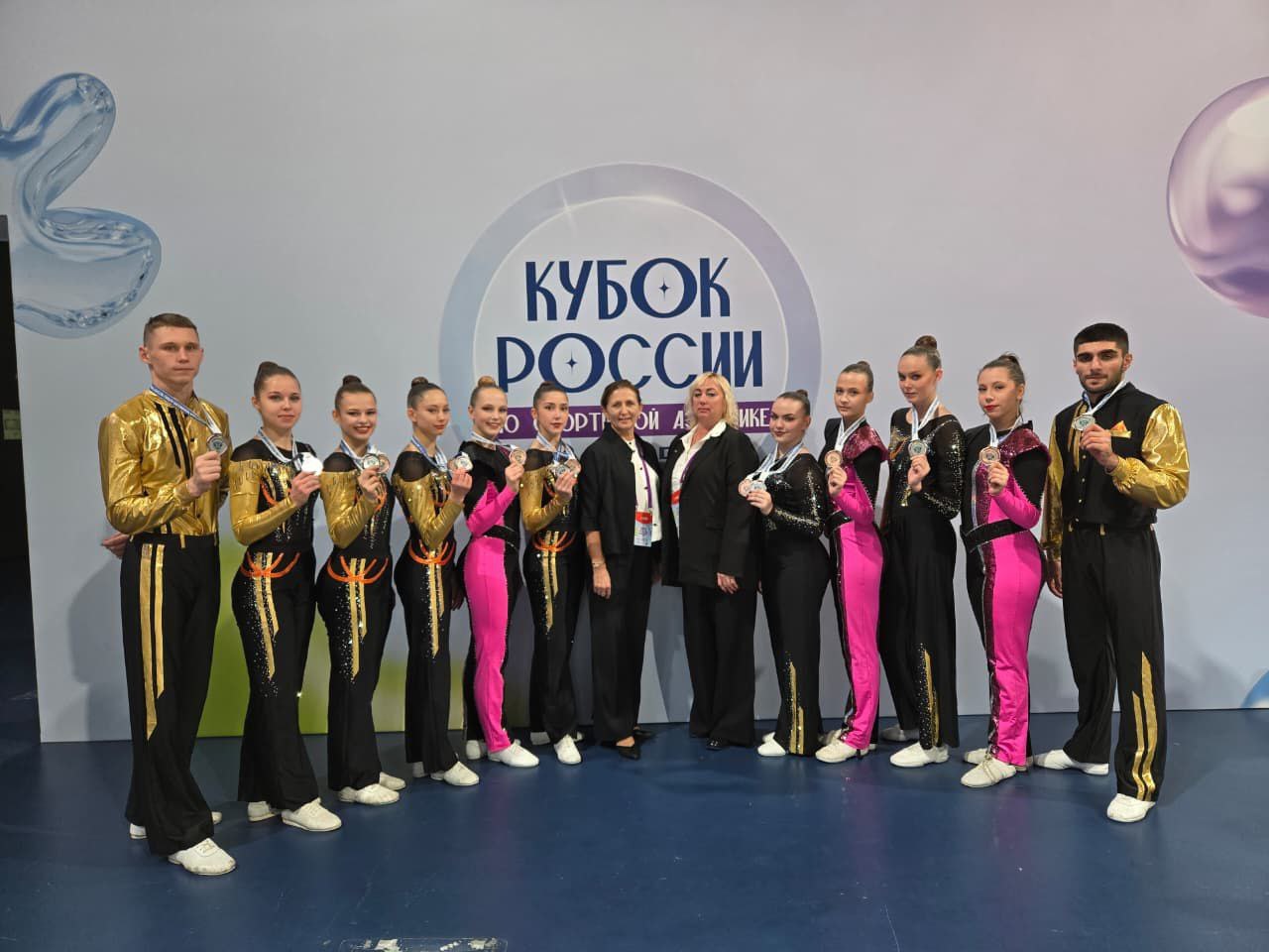 Омские аэробисты стали призёрами Кубка России