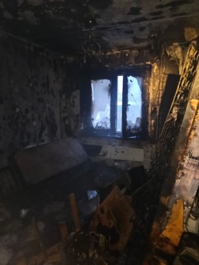 Ранее сообщалось о пожаре в квартире на проспекте Комарова