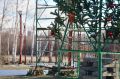 В природном парке «Птичья гавань» идет установка новогодних декораций