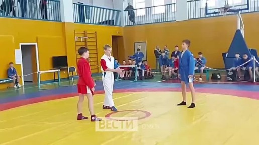 В селе Азово прошла торжественная церемония открытия регионального турнира по самбо «ZOV сердца»